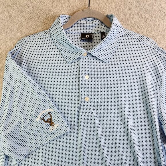 Footjoy Shirt Mens L Run A Monkey 2024 Tournament Golf Polo Performance FJ - Picture 1 of 13